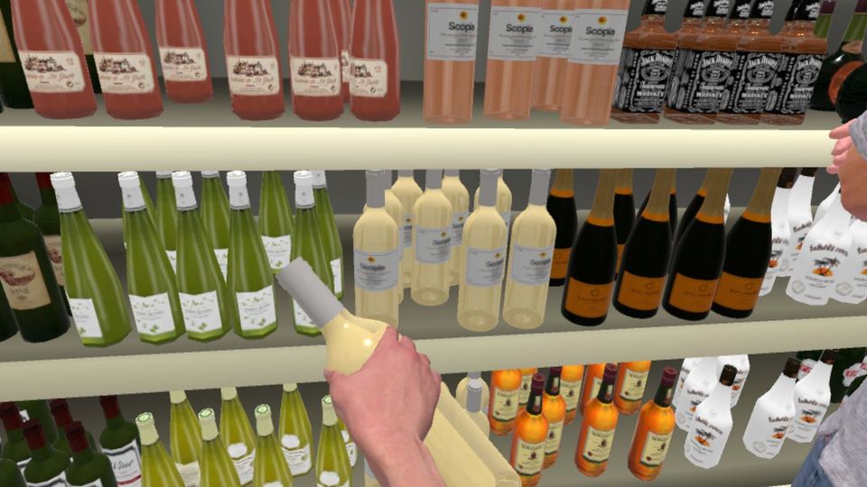 Simulation zum Konsum von Alkohol aus der Ich-Perspektive