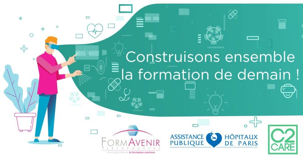 Imagen de C2Care sobre la formación del futuro presentada en SantExpo