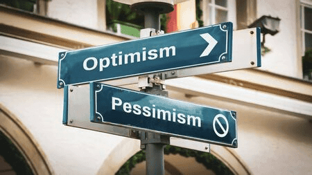 Señales que indican las direcciones del optimismo y el pesimismo